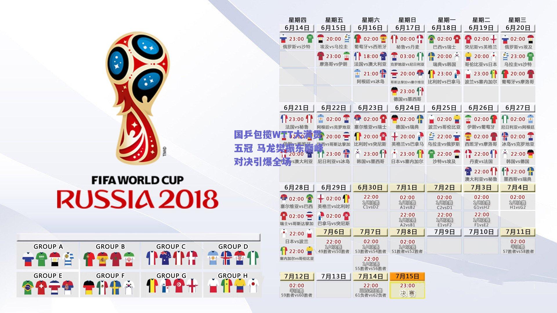 国乒包揽WTT大满贯五冠 马龙樊振东巅峰对决引爆全场